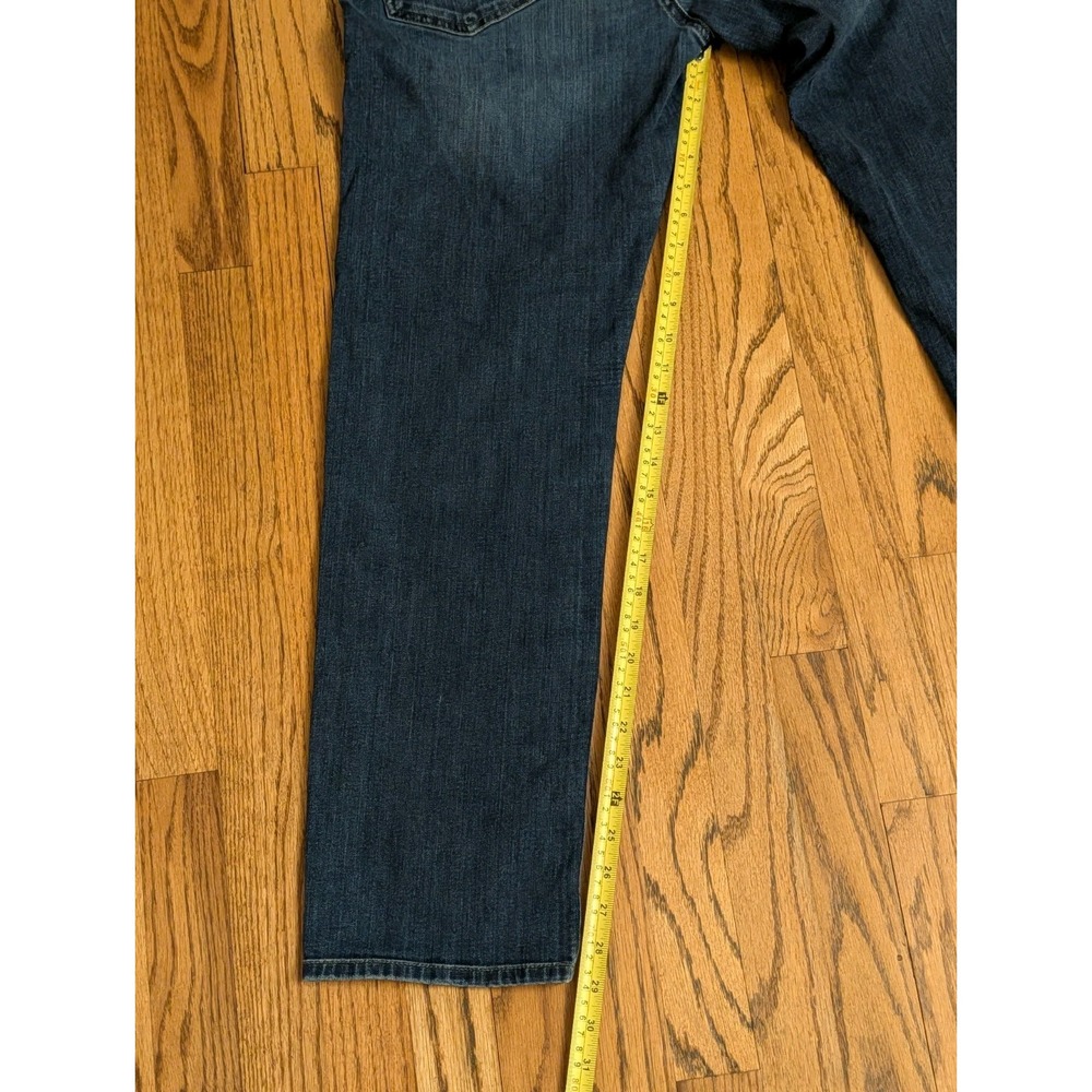 Mavi Jeans Zach Straight Leg Men's 33x29 Dark Wash Stretch Cotton Denim Zip Fly - Picture 12 of 15